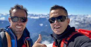 Ицо Янев катери уверено към Монблан